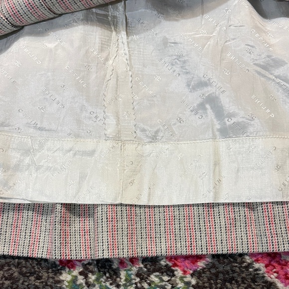 Celine A-Line Skirt Wool with pleats - Picture 7 of 12